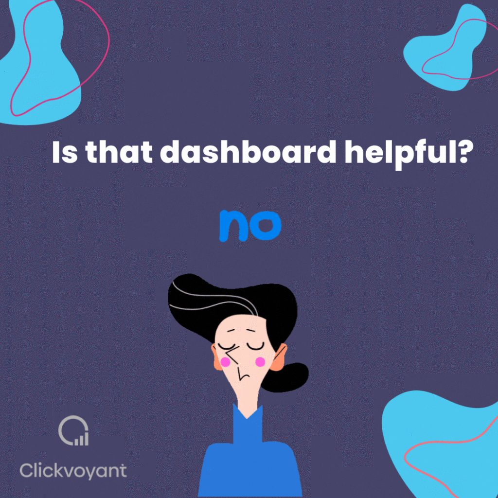 analytics dashboard not helpful